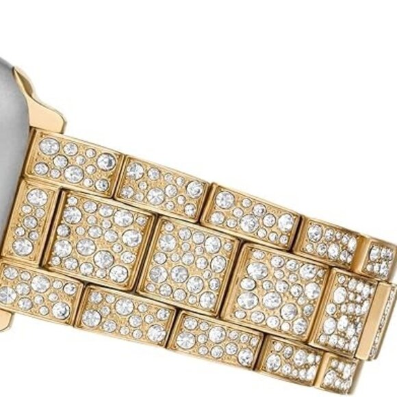 Michael Kors Women's Gold-Tone Stainless Steel Band for Apple Watch, New-in-Box - Picture 3 of 5